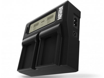 Podwójna ładowarka LCD do akumulatorów Fujifilm NP-T125