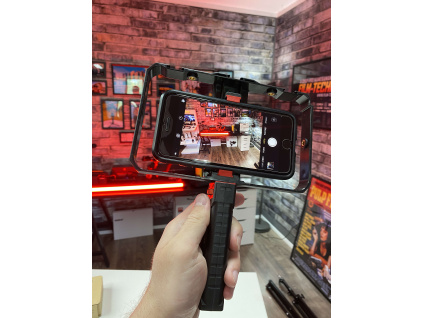 Falcon 12 duální držák pro smartphony vč. rukojeti