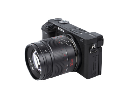 7Artisans 55mm f/1,4 APS-C objektiv (Sony E)