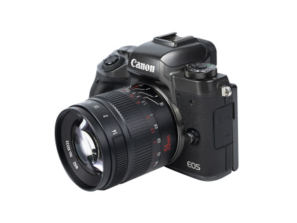7Artisans 55mm f/1,4 APS-C objektiv (Canon EOS M)