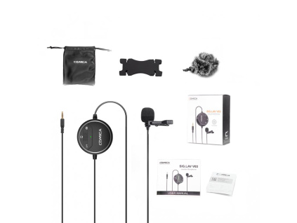 Comica Audio SIG.LAV V03 klopový mikrofon pro DSLR i mobil (ROZBALENO)