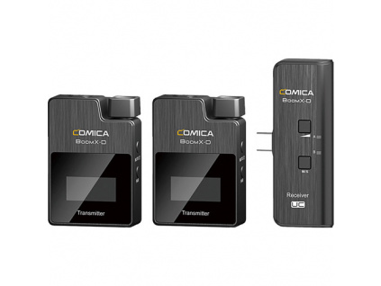 Comica BoomX-D UC2 - bezdrátový mikrofony pro smartphone, rozhovory a livestream