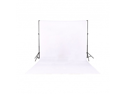 Płótno fotograficzne 100% bawełna 2x3m (białe) tło fotograficzne