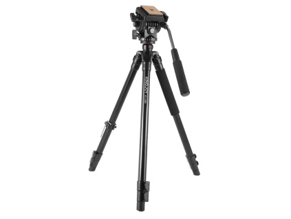 (ROZBALENO) Kingjoy VT-1200 stativ s fluidní hlavou VT-1510