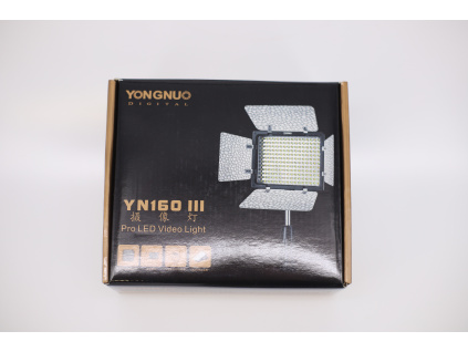 (ROZBALENO) Yongnuo YN160 III kamerové LED světlo (5500K)