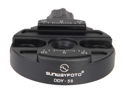 Gyorscserélő alap Arca-hoz  Sunwayfoto DDY-58 (58mm)