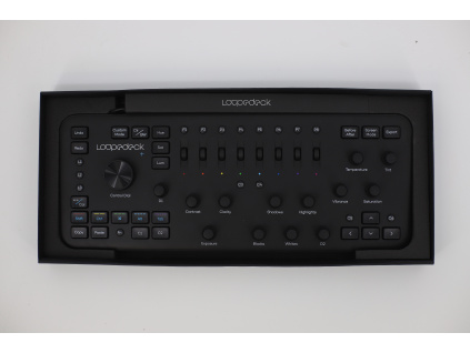 (ROZBALENO) Loupedeck+ konzole pro úpravu fotek a videa (Adobe Lightroom, Premiere Pro)