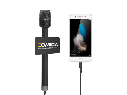 (ROZBALENO) Reportážní mikrofon pro smartphone, mobily (TRRS)