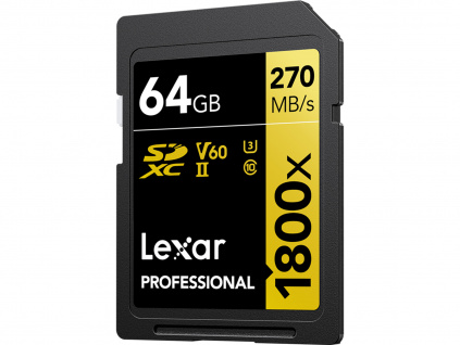 Karty pamięci Pro 1800x SDXC U3 (V60) UHS-II R270/W180