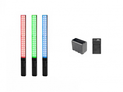 Yongnuo YN360 tyčové LED světlo (RGB) + baterie a nabíječka