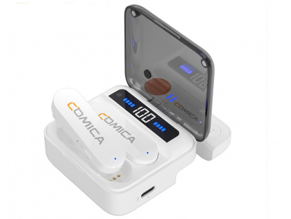 Comica Vimo S (MI) 2,4G kabellose Ansteckmikrofone für iPhone und iPad  Verze pro Lightning Apple (bílá)