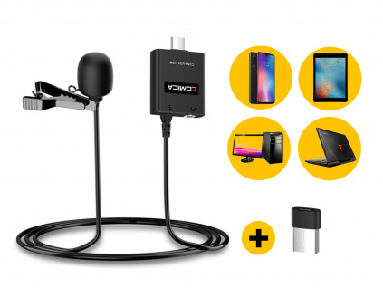 comica mikrofon pro smartphone notebook streamovani