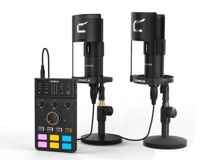 Comica Audio ADCaster C1-K1 Kit (bulk csomagolás)  Minőségi podcastok, élő közvetítés, hangalámondás