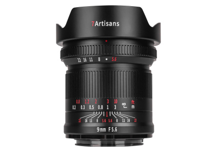 Objektív 7Artisans 9mm F5.6 pre bajonety (L-mount / Nikon Z / Canon RF / Sony E)