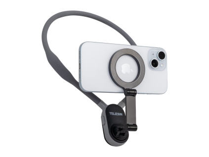 Telesin wiszący uchwyt na szyję do smartfonów MagSafe do nagrywania z perspektywy POV  GoPro adaptér součástí, 2xmagnet součástí