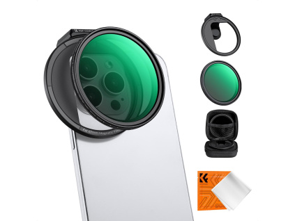 kf concept svorka s 67mm magnetickym vnd2 32 filtrem pro smartphony popis 1