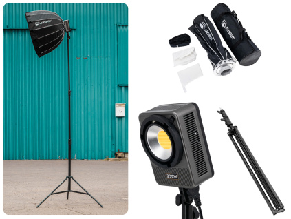 Redhead DS-230W mocne światło COB LED (mocowanie Bowens)  18 300 Lumenów, Aplikacja na smartfona, Mocowanie Bowens