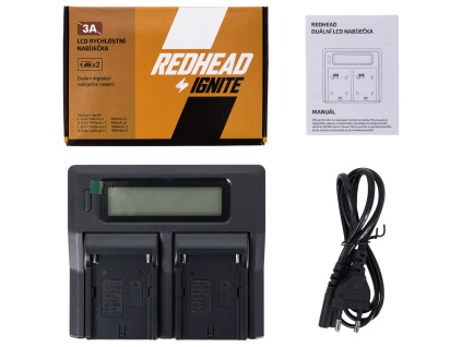 redhead ignite dualni nabijecka pro sony np g baterie 2