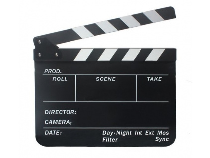 Filmová klapka CBP-FCBII (černá)