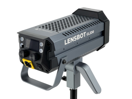 (AUSGEPACKT) LENSBOT GL330 COB LED-Licht (2700-6500K) mit 330W Leistung 330W, 128000 luxů na 1 metr, Bi-Color, Smartphone app