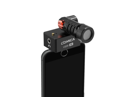 (ROZPAKOWANE) Zewnętrzny mikrofon kierunkowy Comica VS09 (USB-C) dla iPhone, iPad i Android