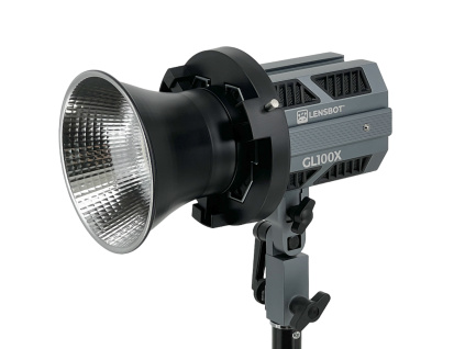 (ROZBALENO) LENSBOT GL100X mini COB led světlo (2700-6500K)  120W, Bi-Color (2700-6500K) 22655 luxů na 1 metr, Smartphone app