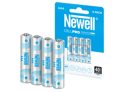 Newell CellPro alkalické baterie AAA 4 ks