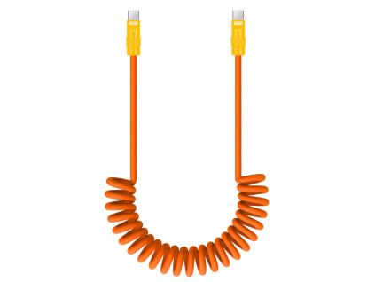 newell usb c 100w silikon zluto oranzovy 1