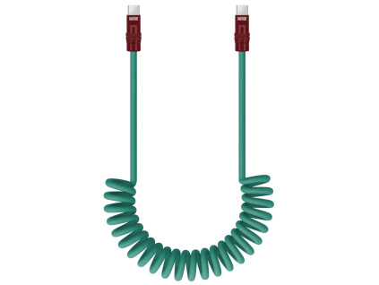 newell usb c spiral zeleno vinovy 1