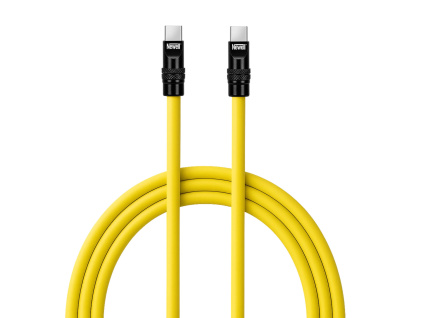 newell usb c 100w silikon zluto cerny 1