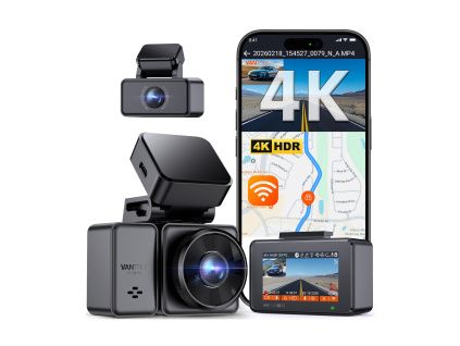 Vantrue Element 2 Pro Dual-Dashcam 4K + 2,7K mit Wi‑Fi und GPS