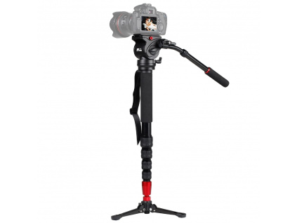 Video monopod s fluidní hlavou