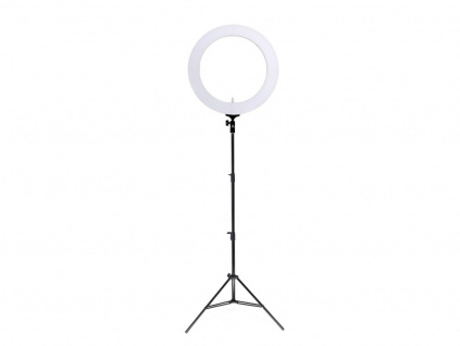 19" 80W (vyšší výkon) kruhové ring light LED světlo na líčení i tetování + stativ