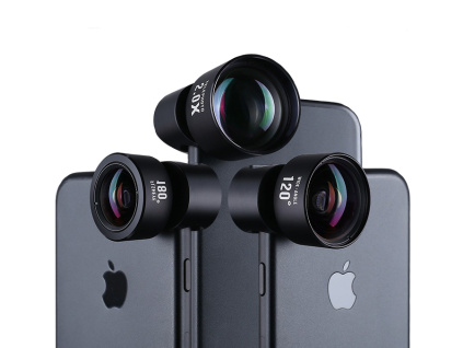 Ulanzi 4 in 1 Camera Phone Lens Kit HD 4K Wide Angle Telescope Fisheye Marco Phone (5)