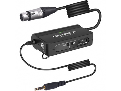 Comica Audio LinkFlex AD1 XLR - 3,5mm TRRS predzosilňovač