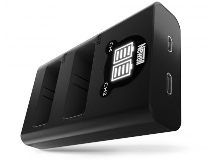 Rychlostní USB-C duální nabíječka LP-E8 baterií