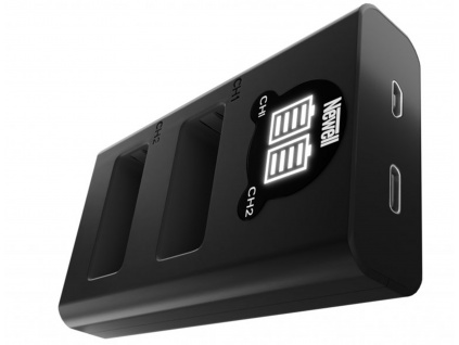 Szybka ładowarka USB-C do dwóch akumulatorów LP-E17 do Canon