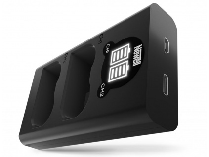 Szybka ładowarka USB-C do dwóch akumulatorów EN-EL15