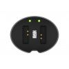 USB-DC dupla NB-13L akkumulátor töltő Canonhoz