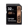 Lexar Pro 633X SDHC/SDXC UHS-I U1/U3 (V30) R95/W45 paměťové karty