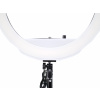 19" 80W Ringlicht LED Make-up Licht + Akku + Stativ