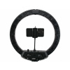 19" 80W Ringlicht LED Make-up Licht + Akku + Stativ