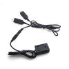 Dummy akkumulátor Sony NP-FW50 dupla USB csatlakozóval