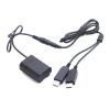Sony NP-FZ100 dummy akkumulátor duális USB csatlakozóval