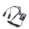 Dummy akkumulátor Canon LP-E6 dupla USB csatlakozóval