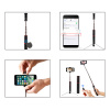 ASHANKS Bluetooth Selfie Stick Mini Tripod 3 in 1 Monopod Selfie Stick Bluetooth Wireless Remote Shutter (2)