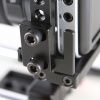 Fém kameraketrec, cage BMPCC számára + rod holder 2x15 cm
