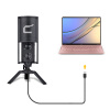 Comica STM-USB stolní kondenzátorový mikrofon pro podcasty, youtube videa, zpěv