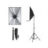 Softbox 50x70 cm 135W-os izzóval