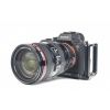 L-Tartó Sony A7R IV-hez  Arca Swiss kompatibilis rögzítősínen rendelkezik az állványhoz